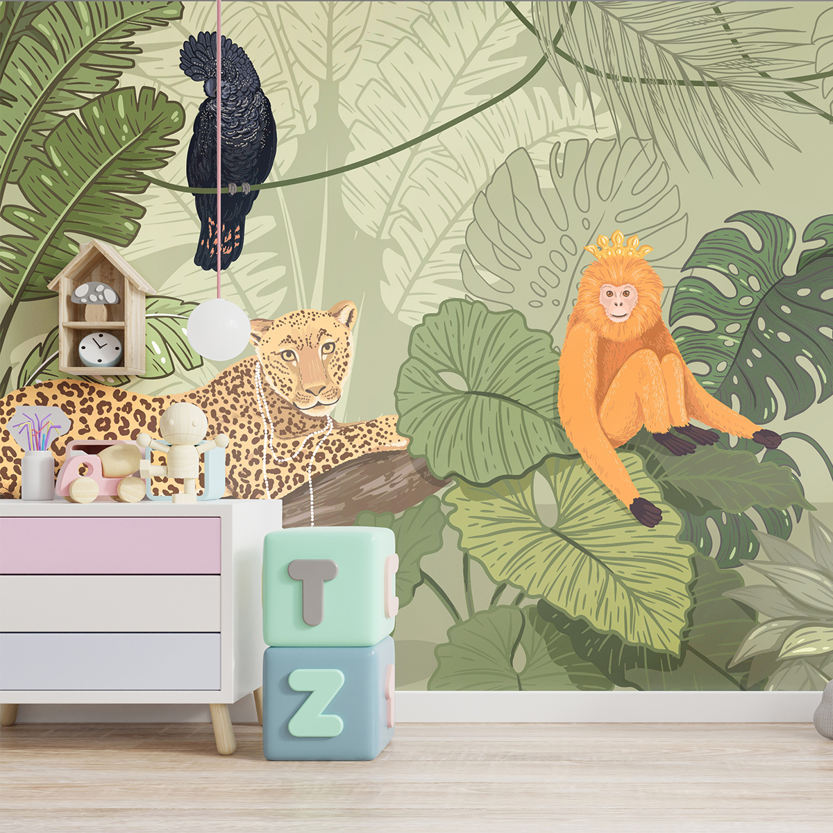 Tapet jungle party, dream prints 